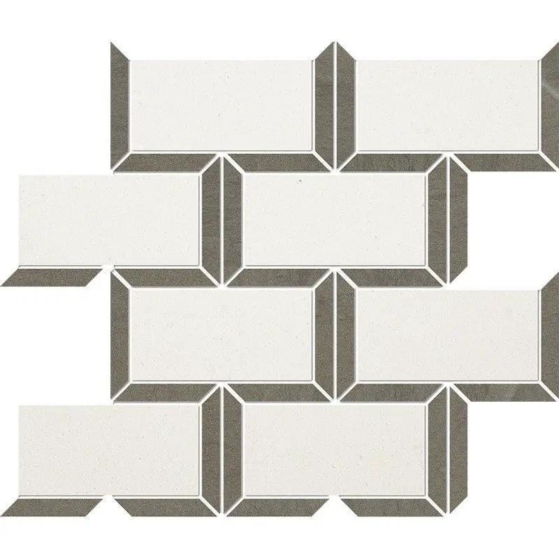 Paris Honed Cascade Limestone Mosaics 9 5/8x11 13/16