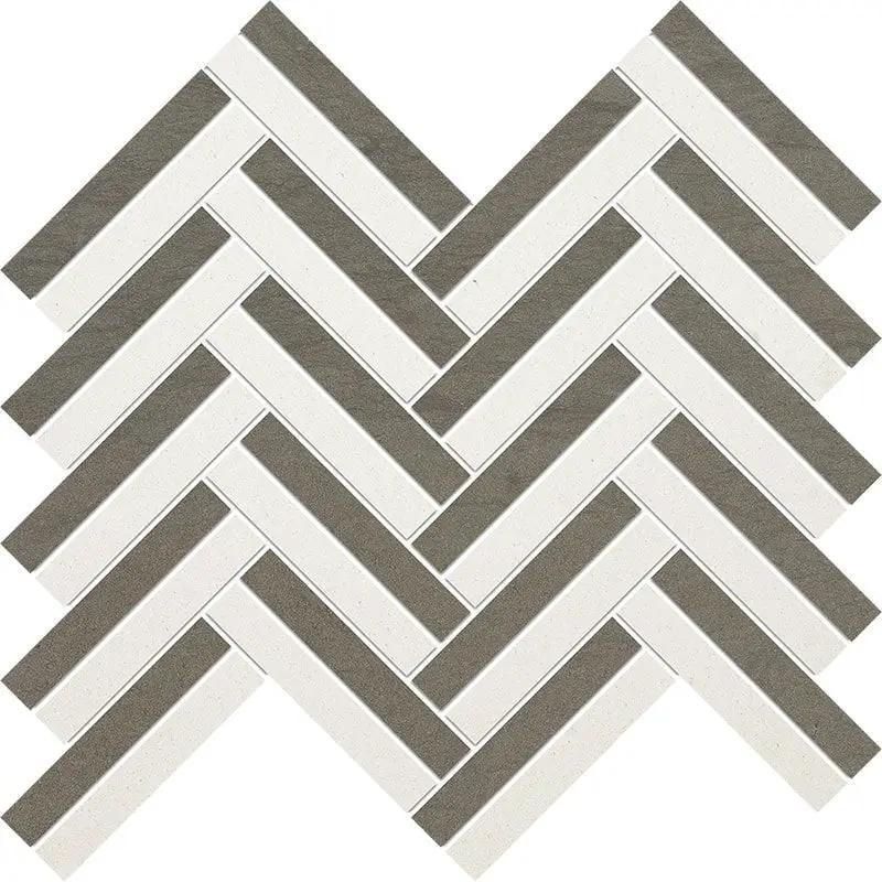 Paris Honed Raya Basket Limestone Mosaics 12x12
