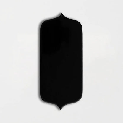 Midnight Glossy Tear Field Ceramic Tiles 3 5/8x8