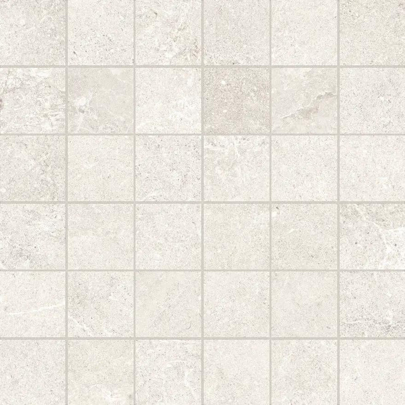 Charleston White Mosaic A Porcelain Mosaics 12x12