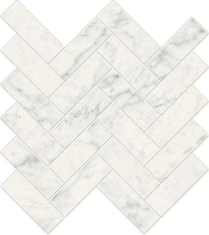 Charme Evo Michelangelo Extra White Covebase Marble Look Porcelain Moldings 6x12