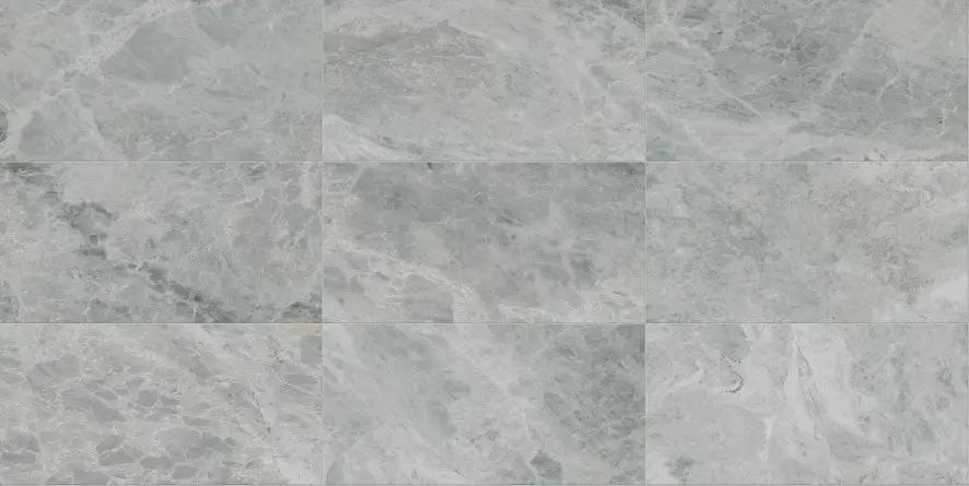 Charme Evo Pearl Grey Marble Look Porcelain Tiles 12x24