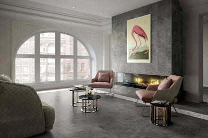 Charme Veined Statuario Marble Look Porcelain Tiles 12x24