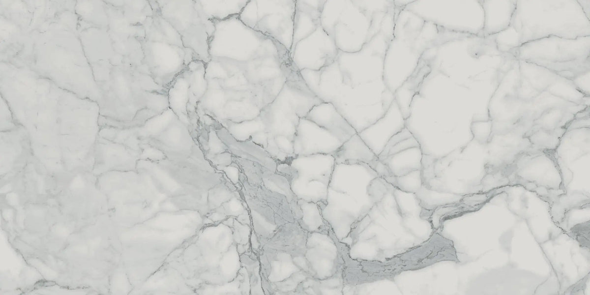 Charme Veined Statuario Marble Look Porcelain Tiles 12x24
