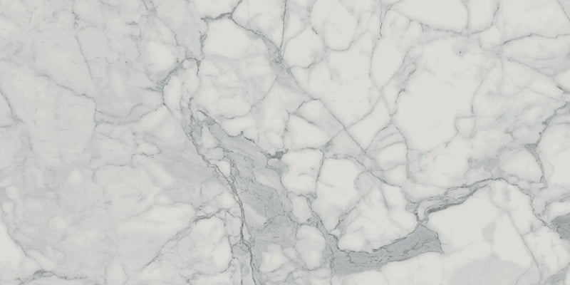 Charme Veined Statuario Marble Look Porcelain Tiles 12x24