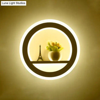 Cheerful white smiling sun led wall sconce bedroom light