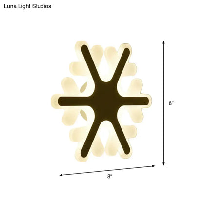 Cheerful white smiling sun led wall sconce bedroom light