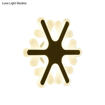 Cheerful white smiling sun led wall sconce bedroom light