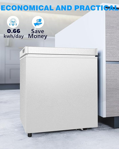 Chest Freezer with Removable Basket
