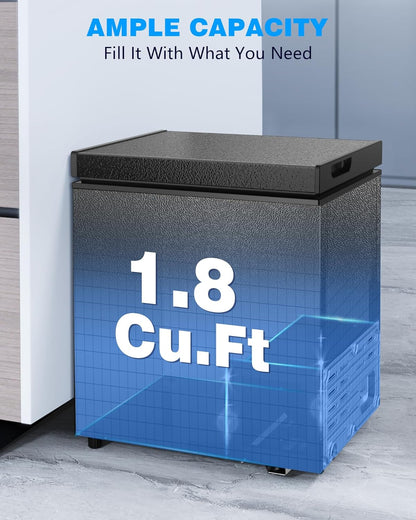 Chest Freezer with Removable Basket