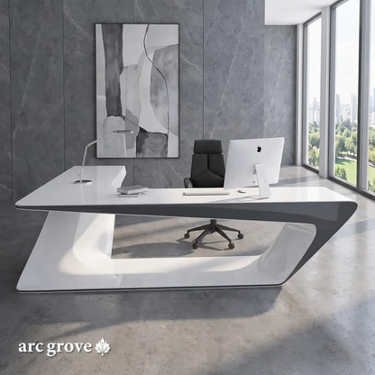 Chevron · L-Shaped Executive Desk