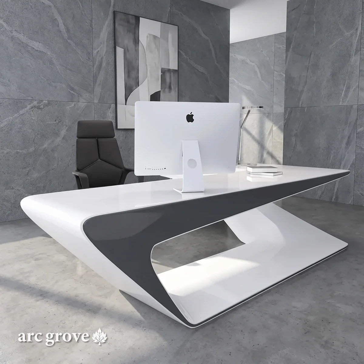 Chevron · L-Shaped Executive Desk