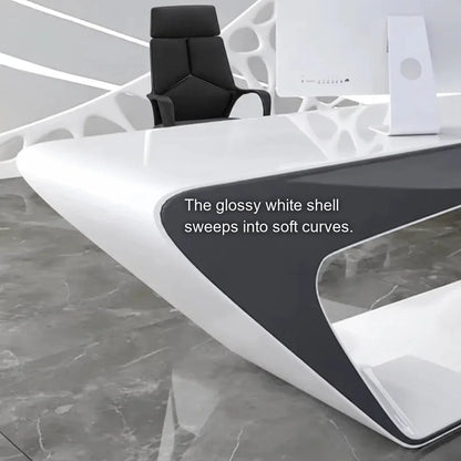 Chevron · L-Shaped Executive Desk