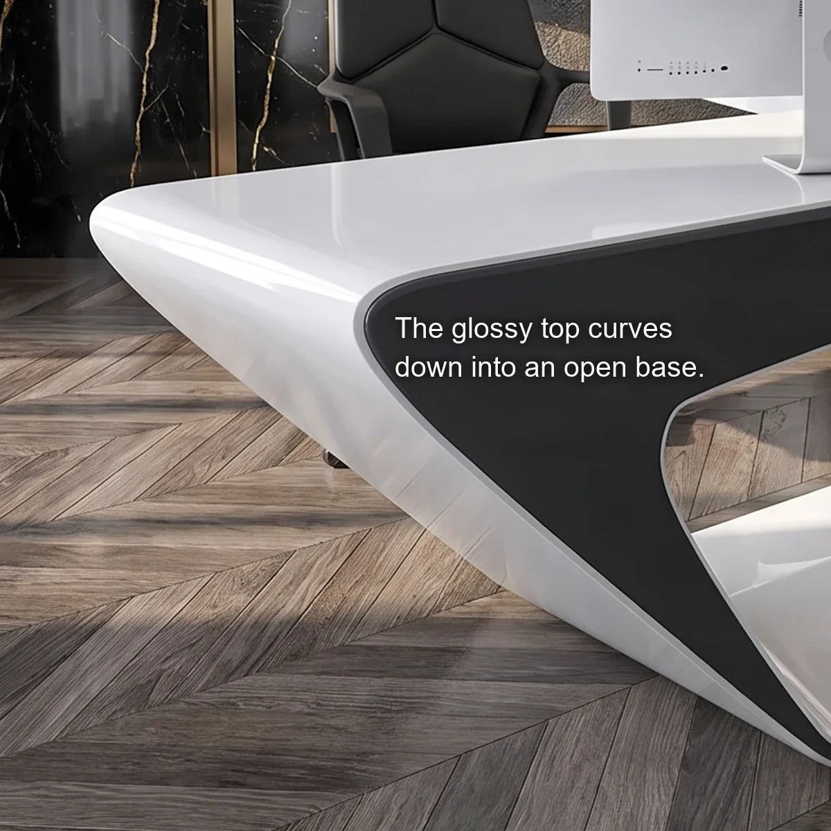 Chevron · L-Shaped Executive Desk