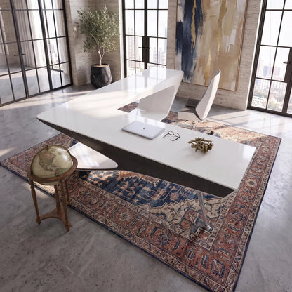 Chevron · L-Shaped Executive Desk