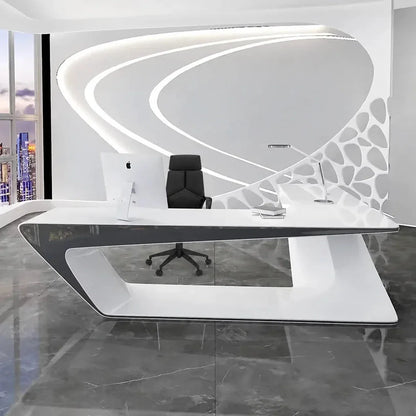 Chevron · L-Shaped Executive Desk