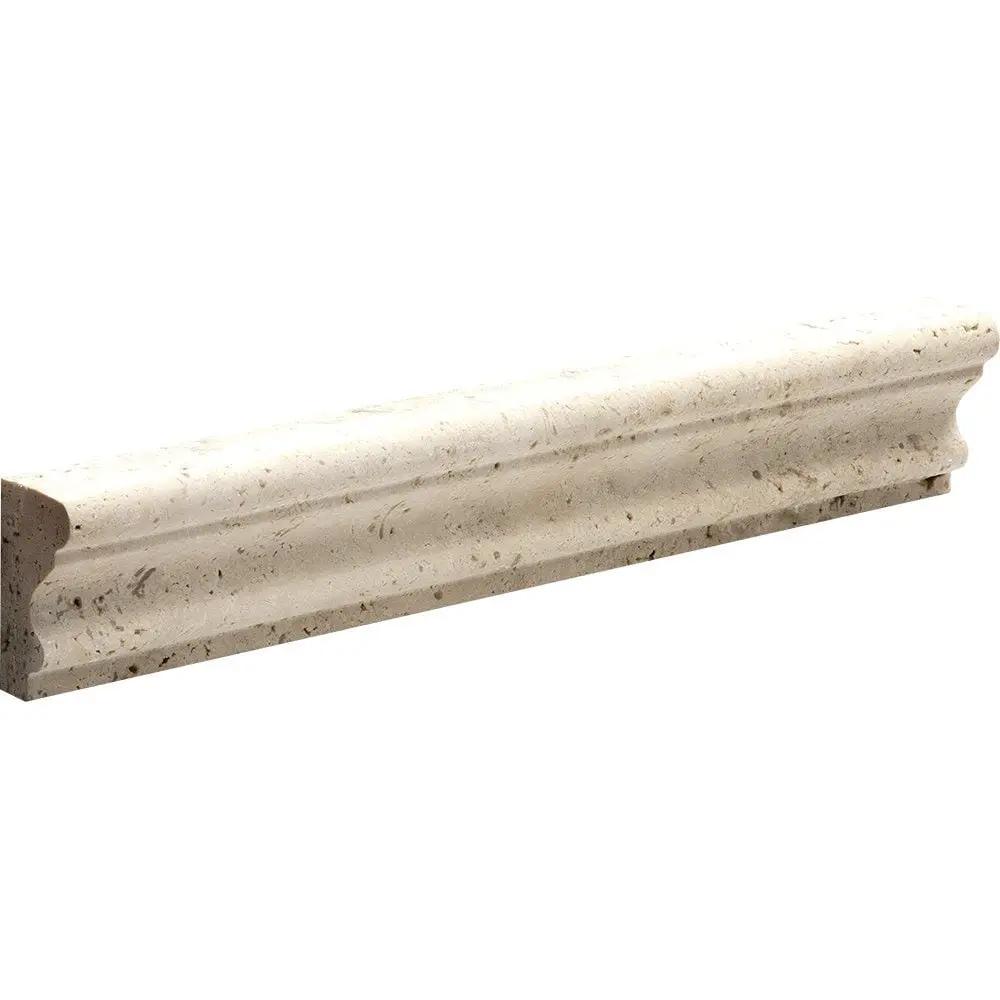 Chiaro Honed Andorra Travertine Moldings 2x12