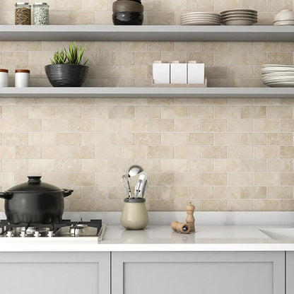 Chiaro Honed Filled Travertine Tiles 2 3/4x5 1/2