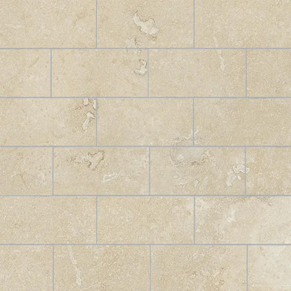 Chiaro Honed Filled Travertine Tiles 2 3/4x5 1/2