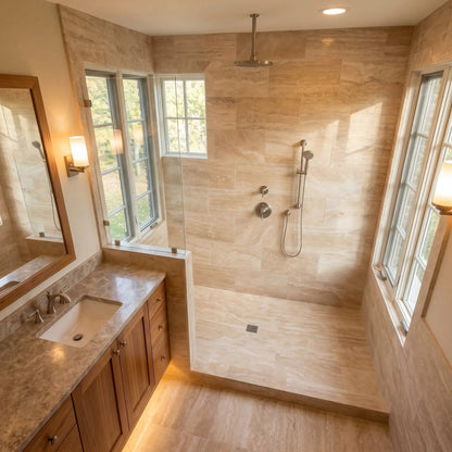 Chiaro Vein Cut Honed Filled Travertine Tiles 12x24