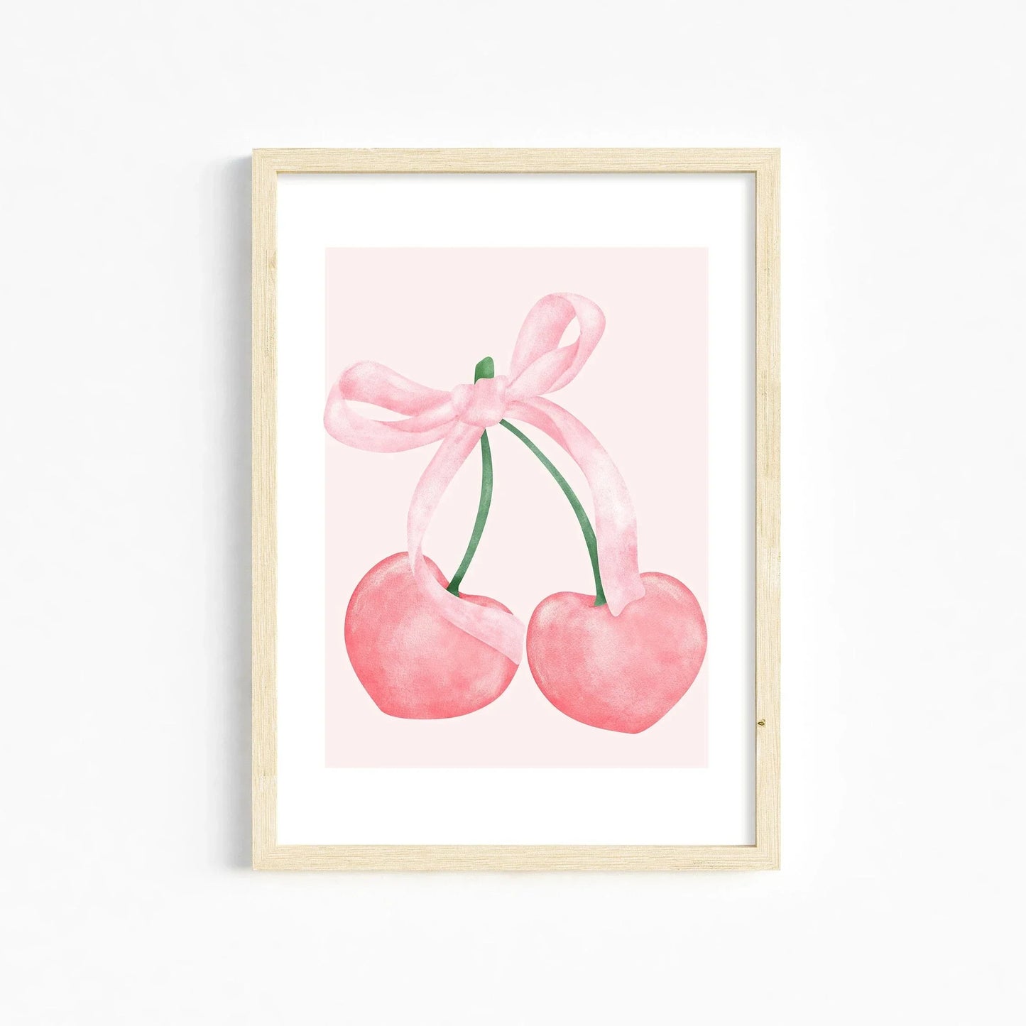 DecorBites™ Chic Pink Wall Art for Girls' Room