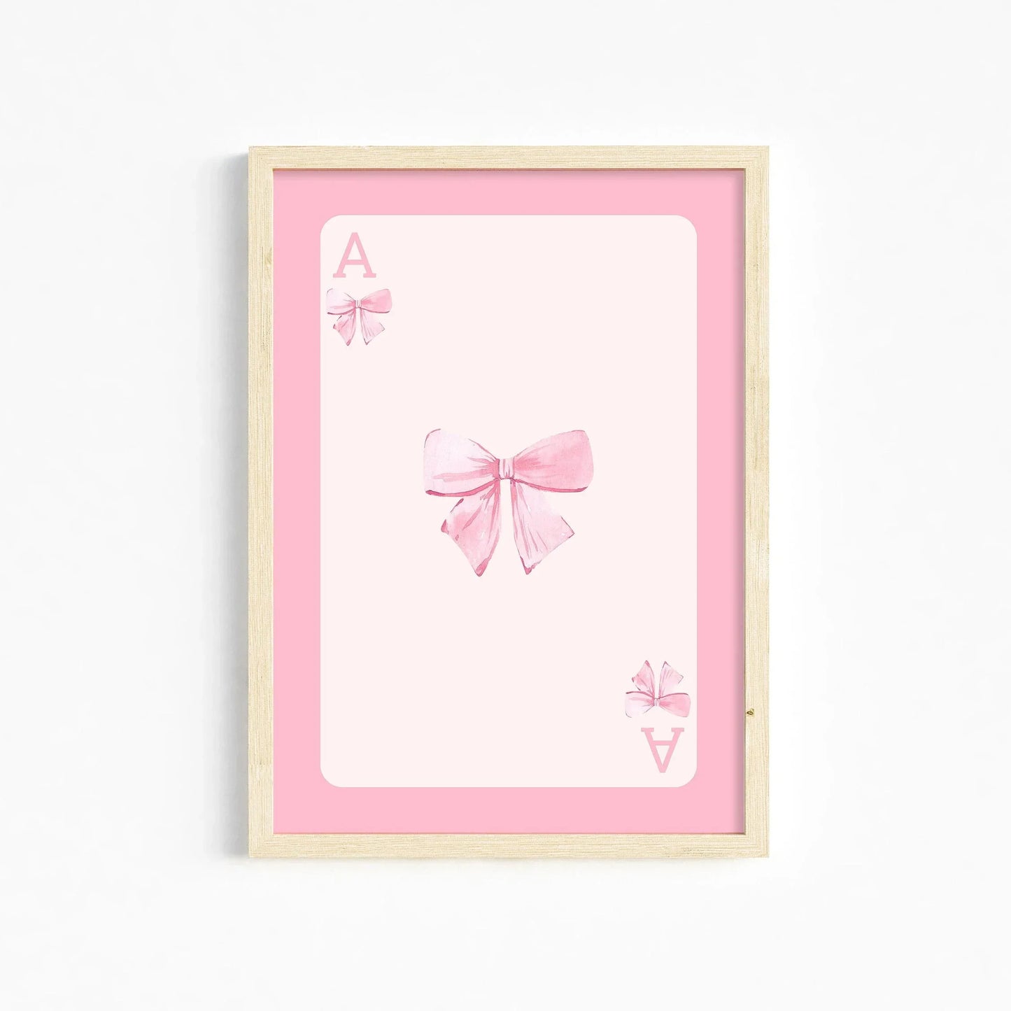 DecorBites™ Chic Pink Wall Art for Girls' Room