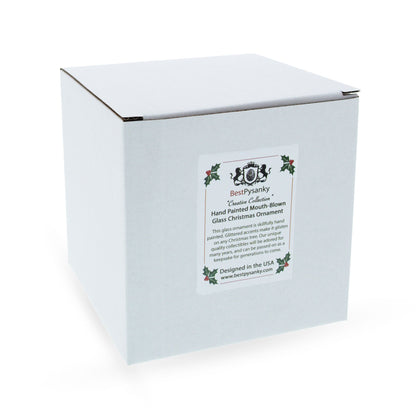 Gumball Machine Glass Christmas Ornament
