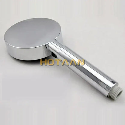 Chrome 5-function hand shower with gray grip bathroom sprayer