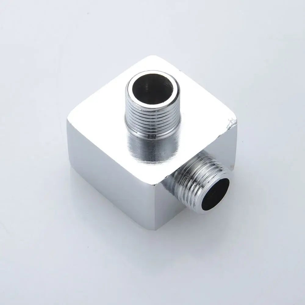 Chrome brass shower diverter valve water separator tee bathroom adapter
