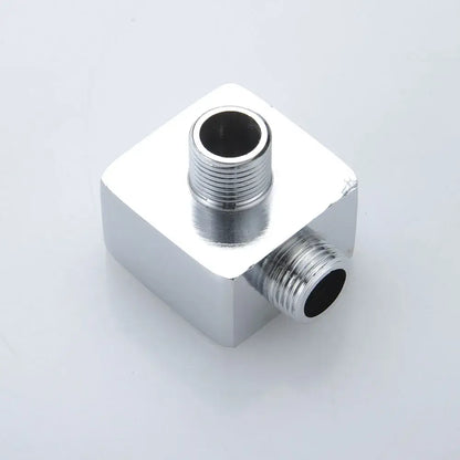 Chrome brass shower diverter valve water separator tee bathroom adapter