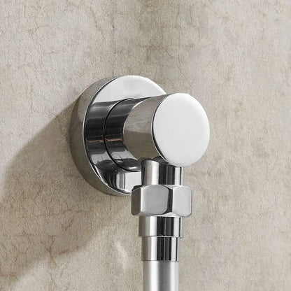 Chrome brass shower diverter valve water separator tee bathroom adapter
