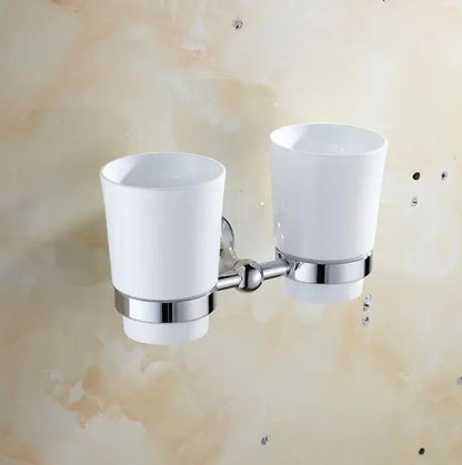 Chrome crystal bathroom set wire basket toilet paper holder