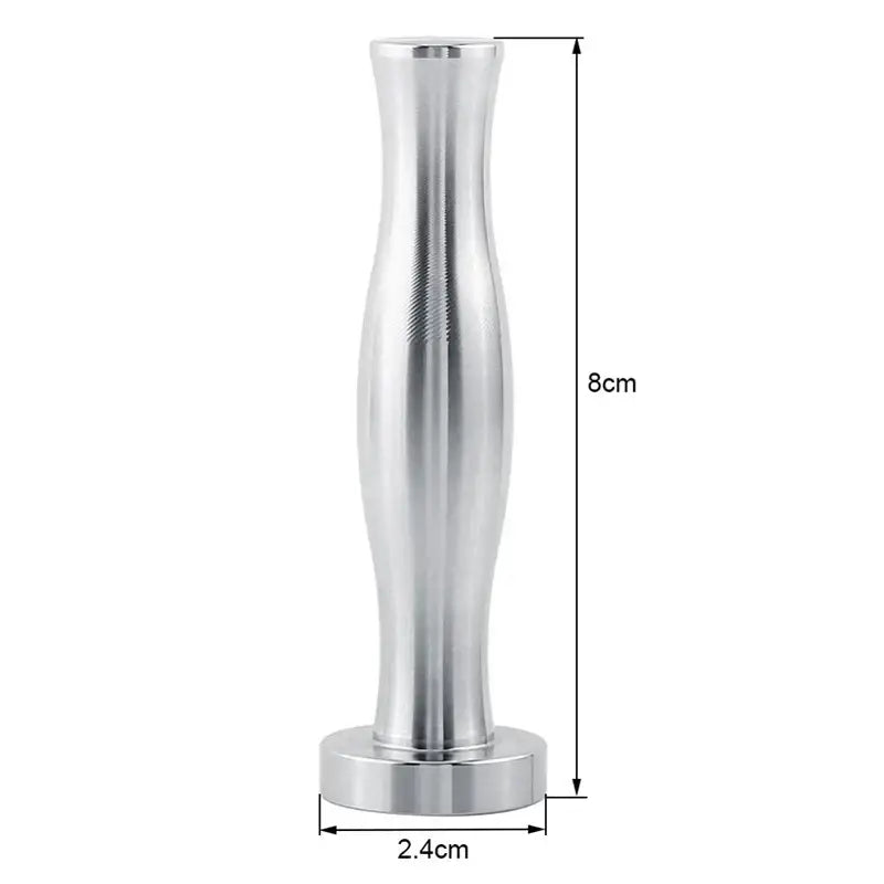 Chrome cylindrical coffee pod holder – kitchen capsule organizer