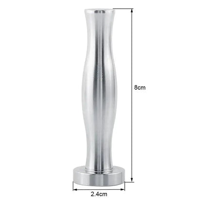 Chrome cylindrical coffee pod holder – kitchen capsule organizer