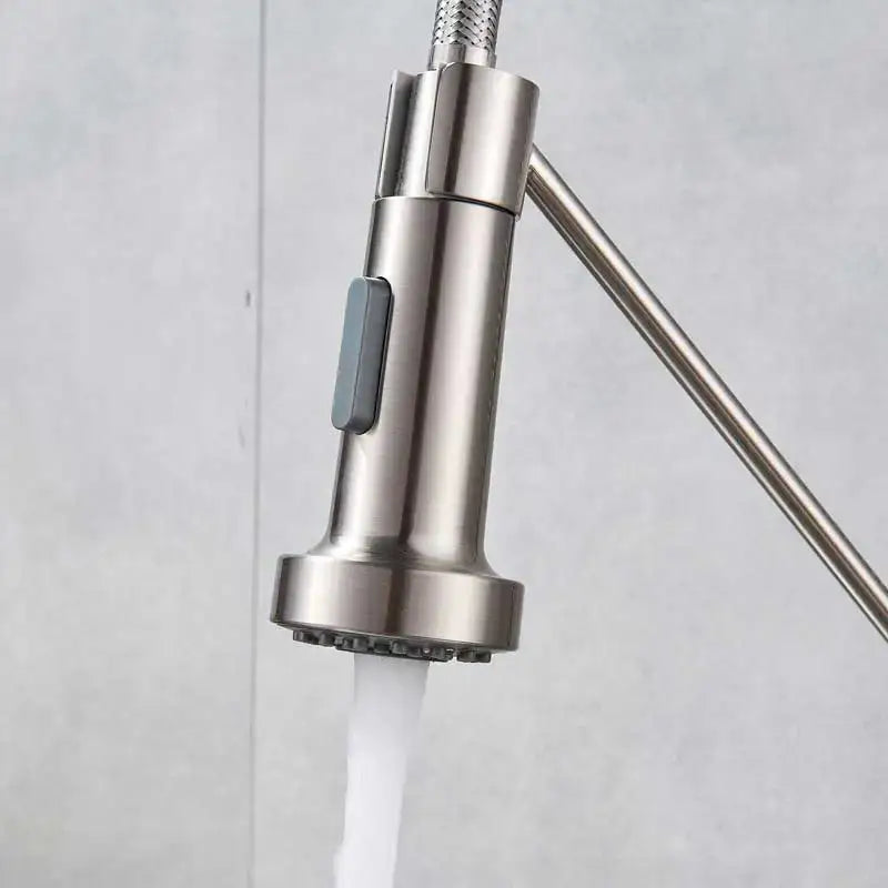 Chrome dual function sprayer head kitchen faucet spout replacement