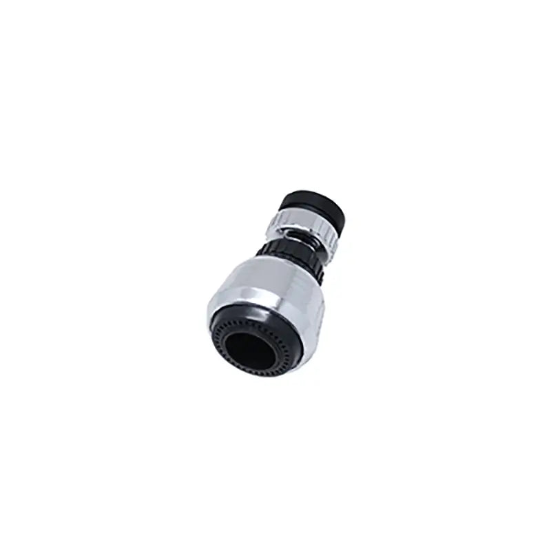 Chrome flexible kitchen faucet extension tube with rubber seals
