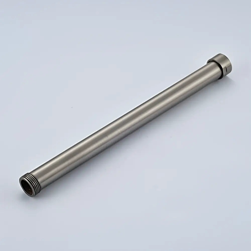 Chrome rectangular shower faucet extension tube bathroom brass threaded