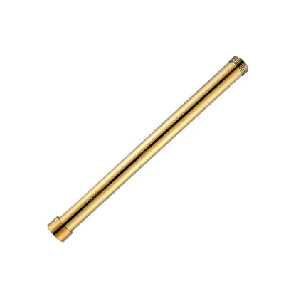 Chrome rectangular shower faucet extension tube bathroom brass threaded