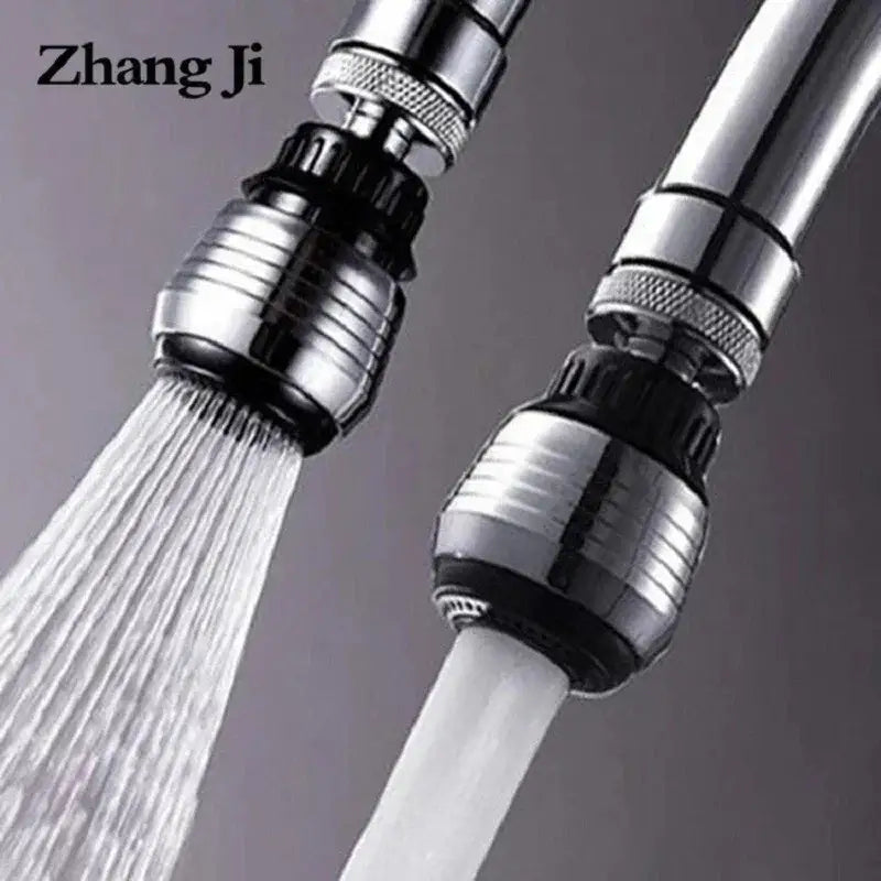 Chrome & white 360 swivel kitchen faucet aerator water saving nozzle