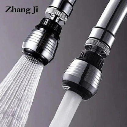 Chrome & white 360 swivel kitchen faucet aerator water saving nozzle