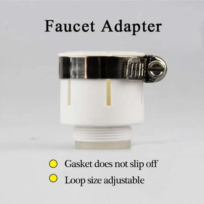 Chrome & white 360 swivel kitchen faucet aerator water saving nozzle