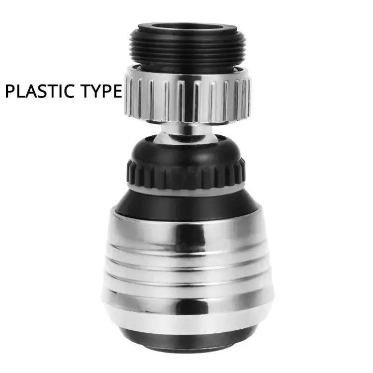 Chrome & white 360 swivel kitchen faucet aerator water saving nozzle
