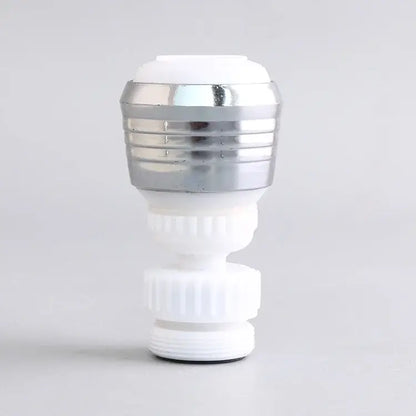 Chrome & white 360 swivel kitchen faucet aerator water saving nozzle