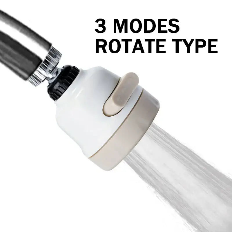 Chrome & white 360 swivel kitchen faucet aerator water saving nozzle