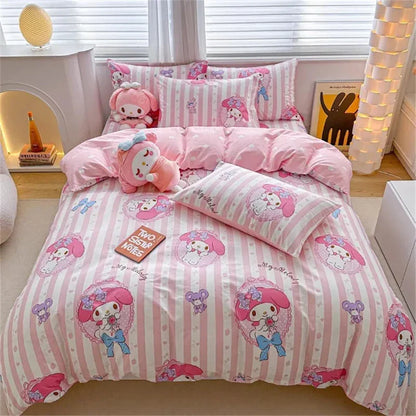 DecorBites™ Cinnamoroll Cartoon Bedding Set - Cute Home Decor