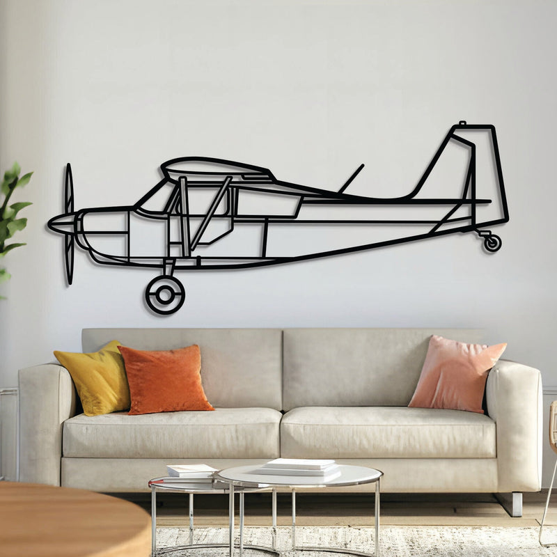 Citabria Explorer Metal Aircraft Wall Art - NCP0536, front view