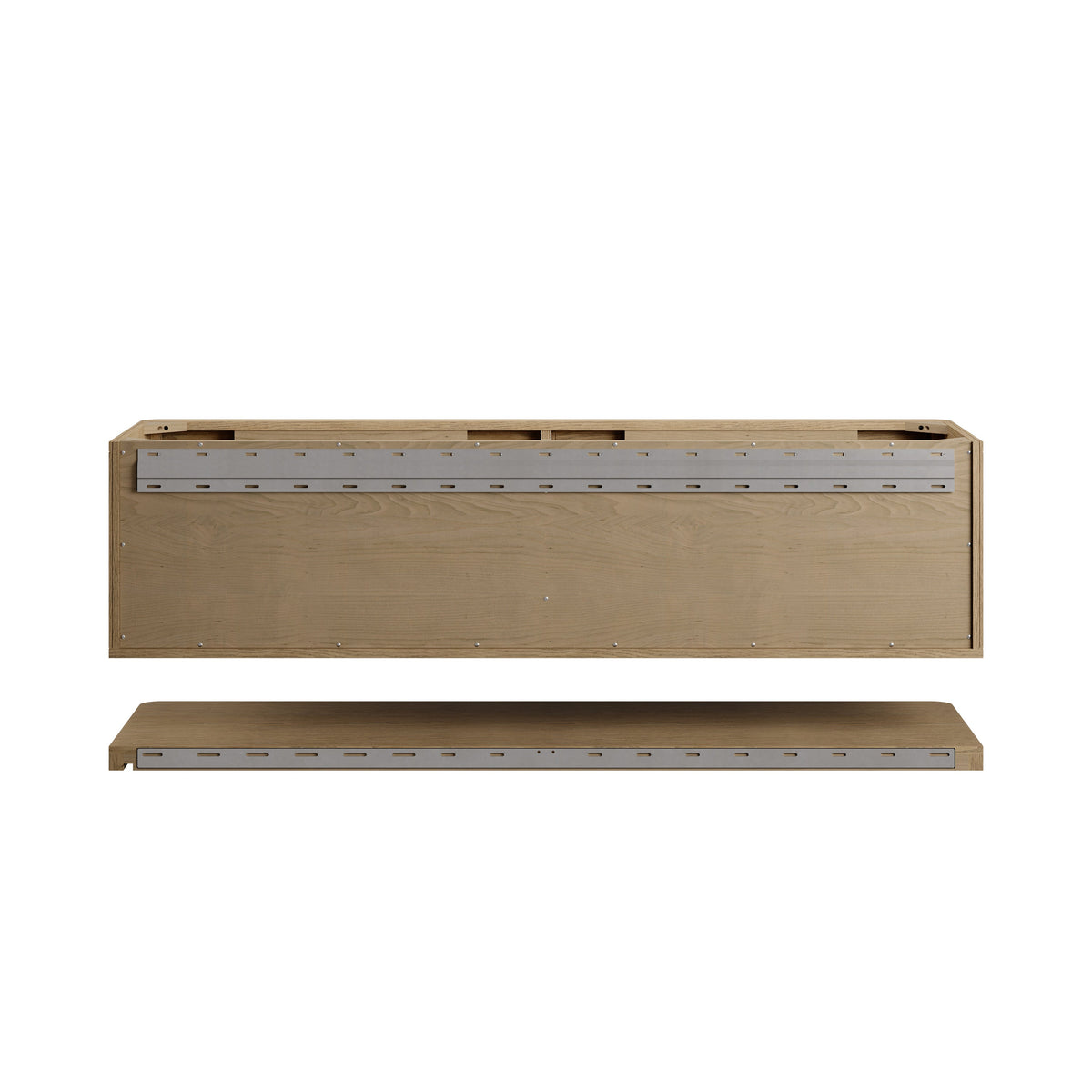 James Martin Allamari 72" Floating Double Bathroom Vanity, Dune Mist