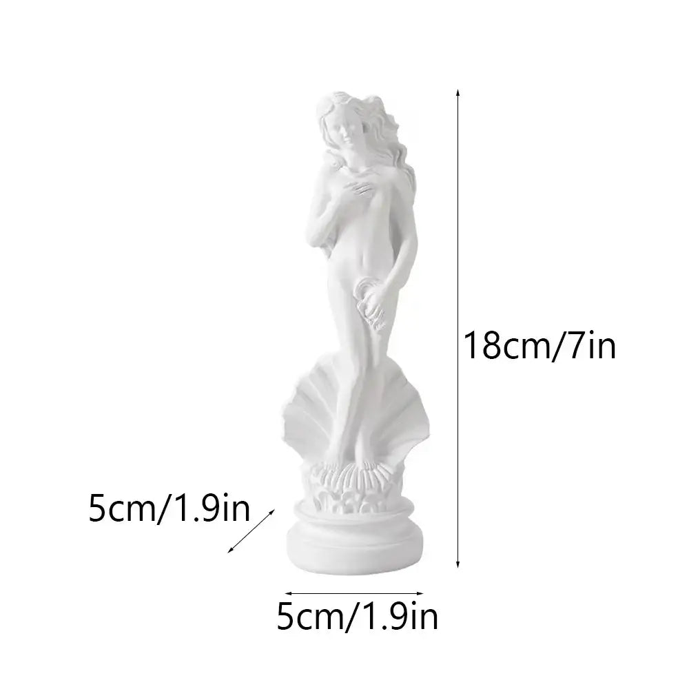 Classical white aphrodite sculpture greek goddess statue living room decor