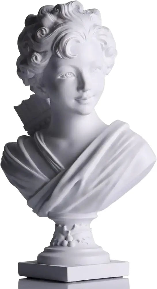 Classical white cupid statue plaster sculpture living room decor