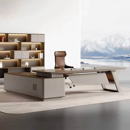 Canmore · Modern L-Shaped Executive Desk